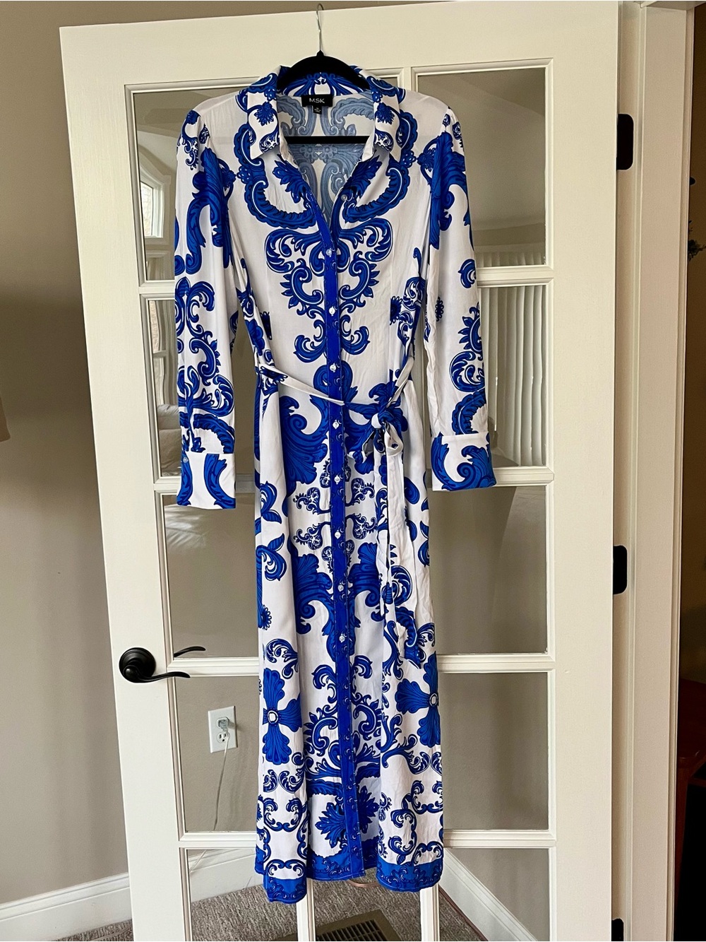 MSK maxi dress